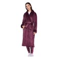 thumbnail image 1 of George Women's Long Faux Fur Collar Robe, 1 of 6