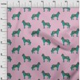 thumbnail image 2 of oneOone Viscose Chiffon Fabric Horse Block Printed Craft Fabric BTY 42 Inch Wide, 2 of 4