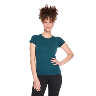 Athletic Works Women's Short-Sleeve Seamless T-Shirt