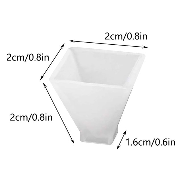 CEHVOM Mirror Awl Type Mould Quadrangular Awl Type Crystal Glue Dropping Mould Clearance