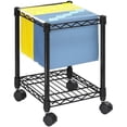 thumbnail image 1 of Scranton & Co Chariot de Classement Mobile Compact en Métal, Noir, 1 of 1