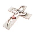 thumbnail image 4 of Carved Wood Cross, Fade Resistant Wooden Cross Safe  For Living Room For Office Red Heart Pattern, 4 of 8