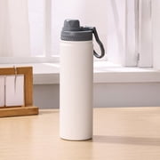 Uscallm Insulated Water Bottle 750ml Stainless Steel Sports Water Bottle Large Capacity Portable Leakproof Double Wall Vacuum Insulation Outdoor Travel Gym