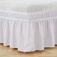 thumbnail image 1 of Herwey Elastic Bed Skirt, Elastic Bed Ruffle,Elastic Polyester Bed Skirt Ruffle Easy Fit Spread Cover Valance, 1 of 8