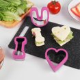 thumbnail image 2 of WHEANG Cute Cake Tools Heart/Star/Flower Shape Cutters Stainless Steel Plastic Cookie Cutter Set, 2 of 9