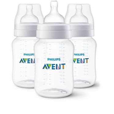 Philips Avent Anti-colic Baby Bottle, 3x9oz Bottles, SCY103/03