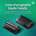 thumbnail image 3 of MANSCAPED® The Chairman™ PLUS Men’s Foil Shaver - Two Interchangeable Blade Heads, SkinSafe® Three-Blade Foil & Precision Sideburn & Jawline Trimmer, Face Shaver - Black, 3 of 9