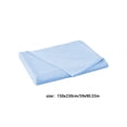 thumbnail image 3 of UsRHHA Plain Bed Sheet, 150x230cm Moisture-Wicking Aloe Cloth for Home, Comfortable Linens, 3 of 6