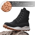 thumbnail image 2 of Bottes de Randonnée pour Hommes Légères Antidérapantes Randonnée Camping Décontractées Bottillon Cheville Extérieur Confortable Botte de Travail, 2 of 6