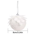 thumbnail image 3 of Christmas Tree Decorations Set Pack of 3 Christmas Glitter Foam Balls Christmas Tree Decoration Christmas Balls 8Cm Christmas Tree Decoration Set Set of 3 Christmas Trees, 3 of 6