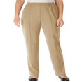 thumbnail image 1 of CHOK Women‘s Plus Size Elastic-Waist Soft Knit Pant - 24 W  Navy, 1 of 6