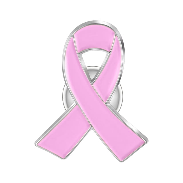 Product Brooch Pin | Product Elegant Ribbon Cancer Awareness Lapel Pin Heart Shaped Silk Ribbon Fashion Accessory for Clothing Bags & More