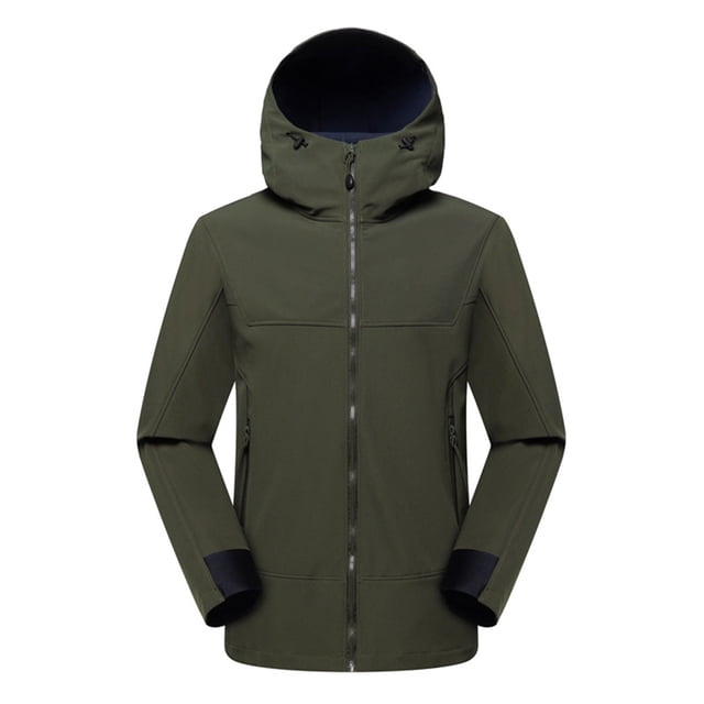 CEHVOM Women Solid Rain Jacket Outdoor Hooded Raincoat Windproof Top Clearance