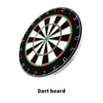 thumbnail image 2 of 17inch Dart Board Durable Practical dart Double Sides Meta Mark Hanging Dart Target, 2 of 9
