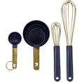 thumbnail image 4 of Wilton Kitchen Utensils Mix and Measure Set Navy Blue and Gold, 10 Pieces, 4 of 5