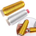 thumbnail image 4 of BUYISI 3500M Highquality Embroidery Thread Gold Threads Silver Threads Diy Sewing Machine Accessories Home Sewing Thread Silver, 4 of 4