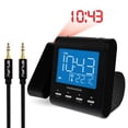 thumbnail image 1 of Magnasonic Projection Alarm Clock with AM/FM Radio, Battery Backup, Auto Time Set, Dual Alarm, Sleep Timer, Indoor Temperature/Day/Date Display & Bonus 3.5mm Aux Stereo Cable, 1 of 8