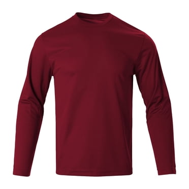 Shirts for Men, Mens Quick Drying Loose Fitting Sports Fashion Long Sleeved Round Neck Top/shirt
