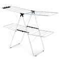 thumbnail image 1 of Patiojoy Folding Clothes Drying Rack 2-Layer Portable Dryer with Height Adjustable Wings for Outdoor Indoor Use, 1 of 7