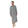 thumbnail image 1 of Gift TIMIFIS Mens Robe Men's Long-Sleeved Button-Down Color Printed Shirt Stylish Nightgown pring/Summer, 1 of 1