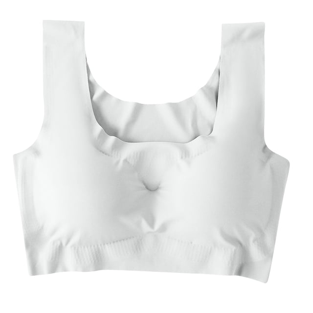 Yuyuzo Wireless Bras for Women Full Coverage Padded Tank Top Bra Comfy Support Smoothing Daily Bra