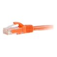 thumbnail image 1 of C2G 35ft Cat6a Snagless Unshielded UTP Network Patch Ethernet Cable-Orange - Patch cable - RJ-45 (M) to RJ-45 (M) - 35 ft - UTP - CAT 6a - molded, snagless, stranded - orange, 1 of 5