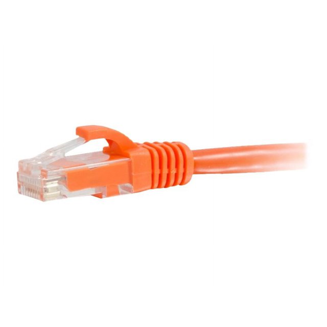 C2G 35ft Cat6a Snagless Unshielded UTP Network Patch Ethernet Cable-Orange - Patch cable - RJ-45 (M) to RJ-45 (M) - 35 ft - UTP - CAT 6a - molded, snagless, stranded - orange