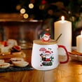 thumbnail image 3 of Coffee Mug Warmer Christmas Gift Warm Cup Insulation Milk Coffee Cup Santa Claus Ceramic Mug Gift Box Set Coffee Gift Set, 3 of 7