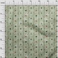 thumbnail image 2 of oneOone Velvet Light Green Fabric Mandala Texture Craft Projects Decor Fabric Printed By The Yard 58 Inch Wide, 2 of 4