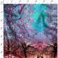 thumbnail image 3 of Soimoi Moss Georgette Fabric Deer Panel Printed Craft Fabric by The Yard 42 Inch Wide, 3 of 5