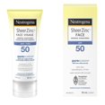thumbnail image 1 of Neutrogena Sheer Zinc Face Sunscreen SPF 50, 1 of 9