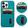 thumbnail image 4 of Pour Ksq Iphone 13 Pro Max 001 Série Étui en Cuir Tout Compris Vert, 4 of 5