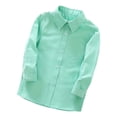 thumbnail image 1 of JTieacloth Long Sleeve Boys Performance Shirt For And Fall Stage Formal Wear With Classic Design Comfortable Fit Boys Basic Tees Sizes 3-4 Years, 1 of 3
