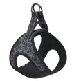 thumbnail image 1 of Dog Harness Step-In Harness with Velcro Fastening for Small and Medium Dogs Reflective Adjustable Breathable Safety Harness Chest Harness for Walking, Running, Training （Black,S）, 1 of 7
