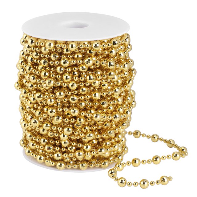 Ficelle de Perles, 20m Perle Artificielle Accessoire de Décoration DIY Perle Artificielle Design de Pointe