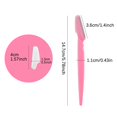 thumbnail image 2 of Eyebrow Razor, 60 Pcs Eyebrow Razors Multipurpose Exfoliating Dermaplaning Tool Trimming and Shaving Grooming Eyebrow Face Razor and Eyebrow Shaper For Women and Man With Precision Cover,3 Colors, 2 of 7