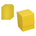 thumbnail image 1 of HILABEE Card Deck Box Game Card Storage PU Leather Lightweight Premium Holds 100 Yellow, 1 of 9
