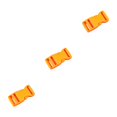 thumbnail image 4 of relayinert 10pcs/set Easy To Buckle Strap With Multi-Color Clasp Belt Buckles High Compatibility ABS Release Buckle Hook Buckle Orange color 3Set, 4 of 6