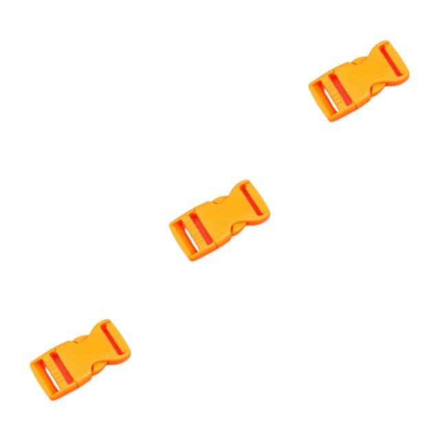 maskred 10pack/lot Versatile Release Buckle Strap For Various Buckle Applications Multi-Color ABS Clasp Belt Buckles Hook Buckle Orange color 3Set