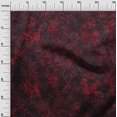 thumbnail image 3 of oneOone Cotton Poplin Maroon Fabric Florals Sewing Craft Projects Fabric Prints By Yard 56 Inch Wide, 3 of 4