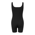 thumbnail image 5 of Yuyuzo Women Workout Jumpsuits Ribbed Square Neck 1 Piece Seamless Tank Top Sleeveless Rompers, 5 of 5