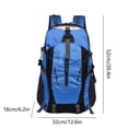 thumbnail image 3 of AYktou Home Organizers and Storage Multi High Capacity Functional Backpack Pack Double Shoulder Hip Belt Bag Compartment Computer Bag Water Resitive Travel Bag Pouch Hiking Climb Outdoor Backpack, 3 of 6