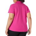 thumbnail image 2 of Lee Riders Women's Plus Short Sleeve Knit Polo, 2 of 3