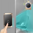thumbnail image 1 of Dvkptbk Wireless Doorbell Doorbell Wireless Home Battery Model All Use Battery Non Plug in Wireless Doorbell One Drag No Plug In Home Essentials, 1 of 3