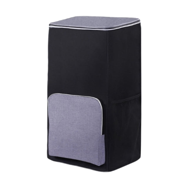 Rongfmy Sac de Chariot Sac en Toile Oxford Sac de Rechange Grande Capacité Imperméable Réutilisable Pliable Noir