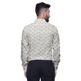 thumbnail image 4 of BESTMAN Printed Formal Shirts For Men Spread Collar Cotton Shirt, 4 of 5