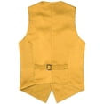 thumbnail image 4 of Doomiva Men Shiny Sequins Vest Button Sleeveless Slim Fit Waistcoat Club Prom Party Performance Dance Jacket Gold 170/XL, 4 of 7