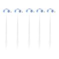 thumbnail image 1 of WIFKLSIIPG LED Lights Hair Light up Fiber LED Hair Barrettes Party Favors for Party Bar Dancing Hairpin Hair Clip Multicolor Flash Barrettes Clip Braid, 1 of 7