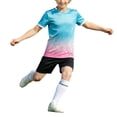 thumbnail image 1 of LUOGENLI Football Competition Training Team Football Children's Sports (Sky Blue Size 17-18 Years), 1 of 9