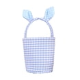 thumbnail image 2 of Tyidzon Easter Mood Decoration Cute Plaid Basket With Rabbits Ears Easter Eggs Candy Gift Storage Handbag, 2 of 6